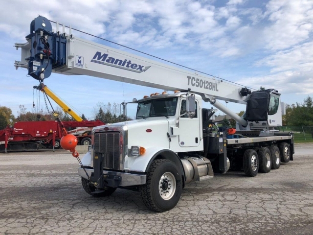 2019 Peterbilt 365 Manitex Crane Truck