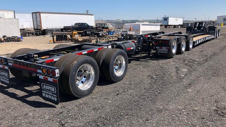 2019 Aspen 75 Ton Lowboy Trailer