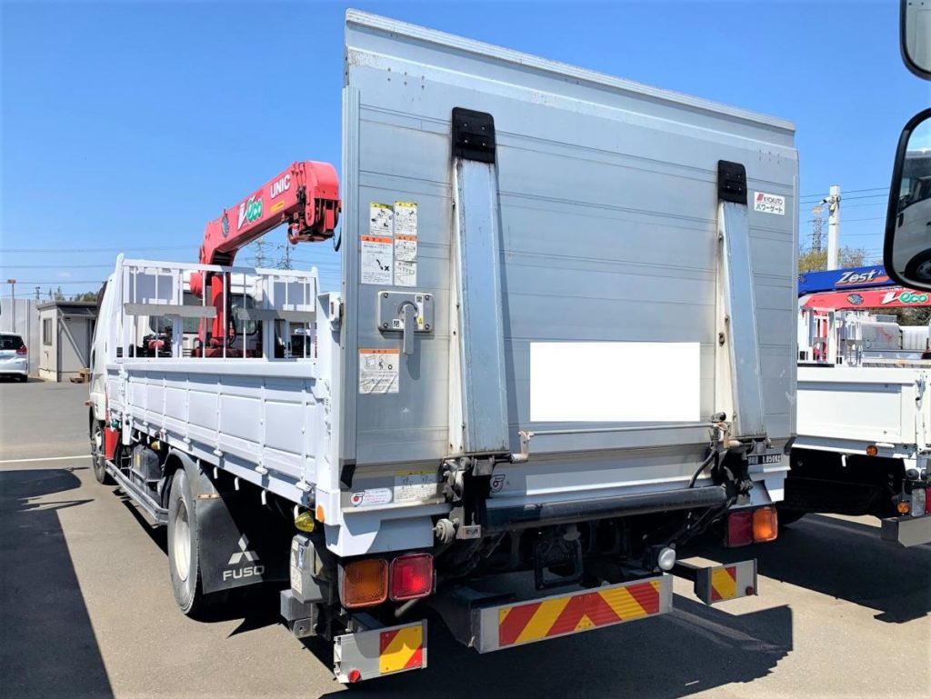 2013 Fuso Fighter Crane Truck Wliftgate Commercial Trucks For Sale